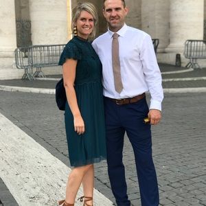 Anthropologie dress size 4 worn once to a wedding at the Vatican! 🥂✨